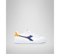 Diadora Game P GS White/Blue/Arancio da Bambino 38.5 Bianco