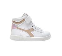 Diadora Game P High Girl PS White/Sand Beige, Taglia 28