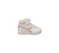 Diadora Game P High Girl PS, Scarpe da Ginnastica, Bianco (White Sand Beige), 34 EU