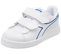 Diadora Game P PS, Scarpe da Ginnastica, Unisex - Bambini e Ragazzi, White Blue Vallarta, 33 EU