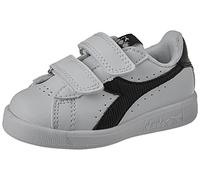 Diadora Game P TD Girl, Scarpe da Ginnastica, Bianca (White/White/Black), 23 EU