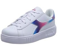 Diadora Game Step Bloom Ps, Scarpe da ginnastica Bambine e ragazze, White Magenta, 35 EU