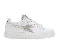 Diadora Game Step Premium, Scarpe da Ginnastica Donna, White/Silver, 38 EU