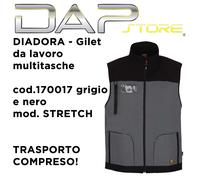 Gilet Diadora Stretch grigio XXL Winter Flyer