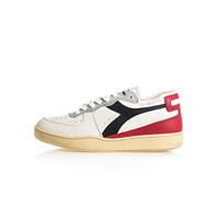 Diadora Heritage Mi Basket Row Cut Scarpe White Garnet Black Numero 41