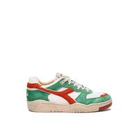 Diadora Heritage Scarpe B.560 RR Italia Sneaker Casual Uomo Pelle Bianco/Marrone 42
