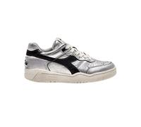 Diadora Heritage Scarpe Silver Used Wn Sneakers Donna Misto Pelle Argento 39