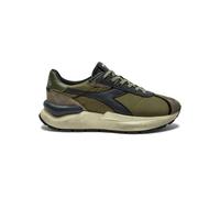 Diadora Heritage Sneaker Casual Con Tomaia Dettagli In Pelle Verde Unisex