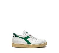 Diadora Heritage Sneaker Mi Basket Low Used Primavera Estate 2023 White Green 42 Taglia Europea : 42