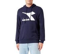 Diadora Hoodie Core, Felpa Uomo, Classic Navy, 3XL