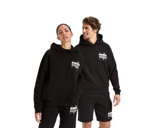 Diadora Hoodie Manifesto Cotone Nero