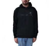Diadora Hoodie Sweat Drift Felpa Cappuccio Uomo Sportiva Cotone Ginnastica