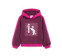 Diadora Hoodie Sweat Glee Felpa Cappuccio Bimba Ragazza Sportiva Ginnastica C...