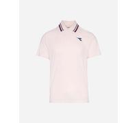 Polo da tennis da uomo Diadora Short Sleeve Icon - whisper white - Bianco (L)