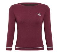 Diadora Icon W - T-shirt Tennis - Donna - Rosso S-M