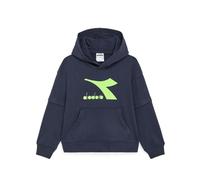 Diadora JB Hoodie Neon Felpa Cappuccio Bimbo Bambino