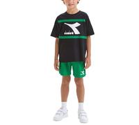 Diadora JB.Set SS Sport Art, Black, L Bambini e Ragazzi