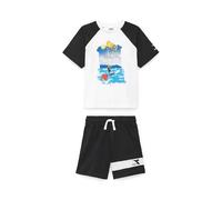 Diadora JB.Set SS Sport Art, Optical White, L Bambini e Ragazzi