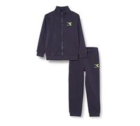 Diadora JB. Tracksuit FZ Neon, Classic Navy, L Bambini e Ragazzi
