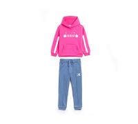 Diadora JG HD Tracksuit Twinkle Tuta Bimba Completa Sport Casual Originale