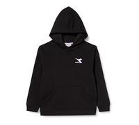 Diadora Jg. Hoodie Gloss, Felpa Bambine e ragazze, Nero, L