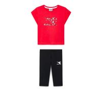 Diadora JG. SET SS PUZZLES Completino Bambina Ragazza Mezza Manica