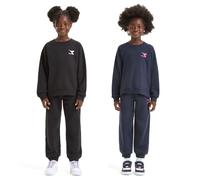Diadora JG. Tracksuit Gloss, Black, S Bambine e Ragazze