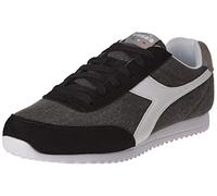Diadora Jog Light C, Scarpe da ginnastica, Uomo, Nero Bianco Giallo Topo, 40 EU