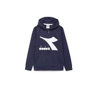 Diadora JU.Hoodie FZ, Classic Navy, S Bambini e Ragazzi