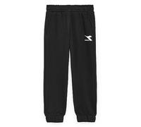 Diadora JU. Pants Cuff Core, Black, XS Unisex-Bambini e Ragazzi