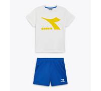 Diadora JU Set SS Core Completino sportivo t shirt e bermuda da bambino
