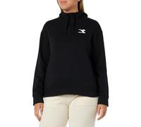Diadora L.Hoodie Slit, Felpa Donna, Nero, XS