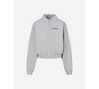 Diadora Logo W - Felpa - Donna - Grigio S