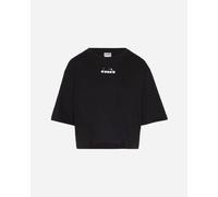 Diadora Logo W - T-shirt - Donna - Nero L