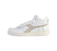 Diadora Magic Basket Demi Leather Wn, Scarpe da Ginnastica Donna, White/Lilac Marble, 36.5 EU