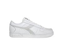 Diadora Magic Basket Low Icona Leather Scarpa Unisex C0657 - White White, Taglia 45 EU