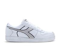 Diadora Magic Basket Low Icona Leather Sneaker Unisex, White 43 EU