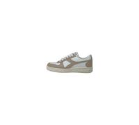 Diadora Magic Basket Low Leather Wn, Scarpe da Ginnastica Donna, White/Whisper Pink, 40 EU