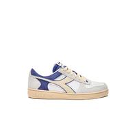 Diadora Magic Basket Low Suede Leather 501.178565 01 C5753 Col. Bianco Royal Bianco Royal/42