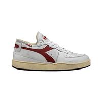 "Diadora MI Basket Row Cut RED, 44,5 EU, bianco/rosso, 44.5 EU"