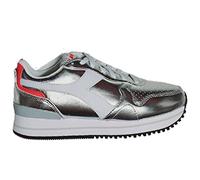 Diadora Olympia Platform Metal Wn, Scarpe da Ginnastica Donna, Silver METALIZED, 36 EU