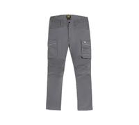Diadora Pant Staff Cargo Stretch, Pantalone da Lavoro Elasticizzato, Resistente, Ideale per Elettricista, Giardiniere, Edilizia, Idraulico (IT, Testo, L, Regular, Regular, Grigio Stretch - 2.0)