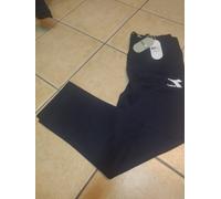 DIADORA Pantalone di Tuta senza Polsino Sportivo in Cotone leggero Organico Uomo