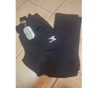 DIADORA Pantalone di Tuta senza Polsino Sportivo in Cotone leggero Organico Uomo