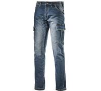 Diadora Pantaloni cargo Stone 702.172115 – Denim Blu scuro – ISO 13688:2013 – Dirty Washing