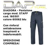 Pantaloni da lavoro Diadora Utility STAFF multitasche unisex 250gr/m² All Season