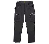 Diadora Pantaloni cargo da uomo, 80013 - Nero, 4XL