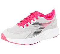 Diadora Passo 3 W, Scarpe da Corsa Donna, Silver DD/Black/RUBINE Red, 40 EU