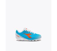 Diadora PICHICHI 6 MD JR, Scarpe da Calcio, Blue Fluo/White/Orange, 38 EU