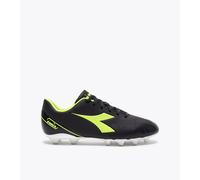 Diadora PICHICHI 6 MG14, Scarpe da Calcio Uomo, Black/Yellow FL DD/White, 40 EU